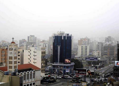 المنخفض الجوي (URSULA) يتسبب بعاصفة رملية فوق لبنان